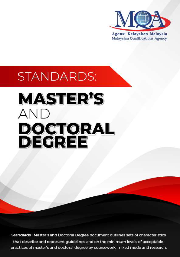 STANDARDS MASTERS AND DOCTORAL DEGREE